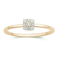 Anello Fanton Gioielli Donna ANELLI DIAMANTI in Oro giallo Diamante 0.10 Ct ANOR-105-52 - ANOR-105-52